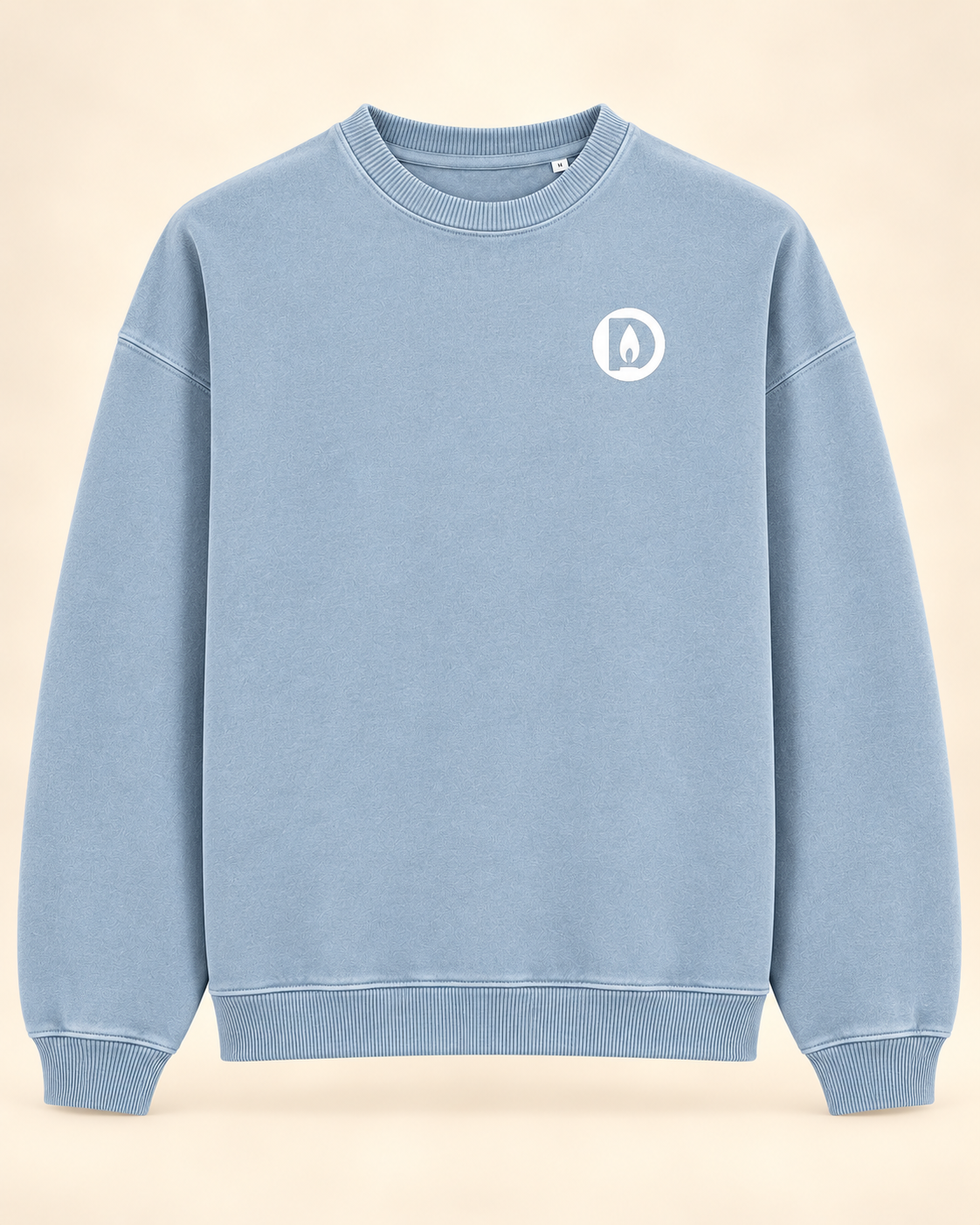Bluză Duhovnic bleu vintage – bumbac organic