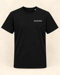 Tricou Duhovnic negru cu inscripție – bumbac organic