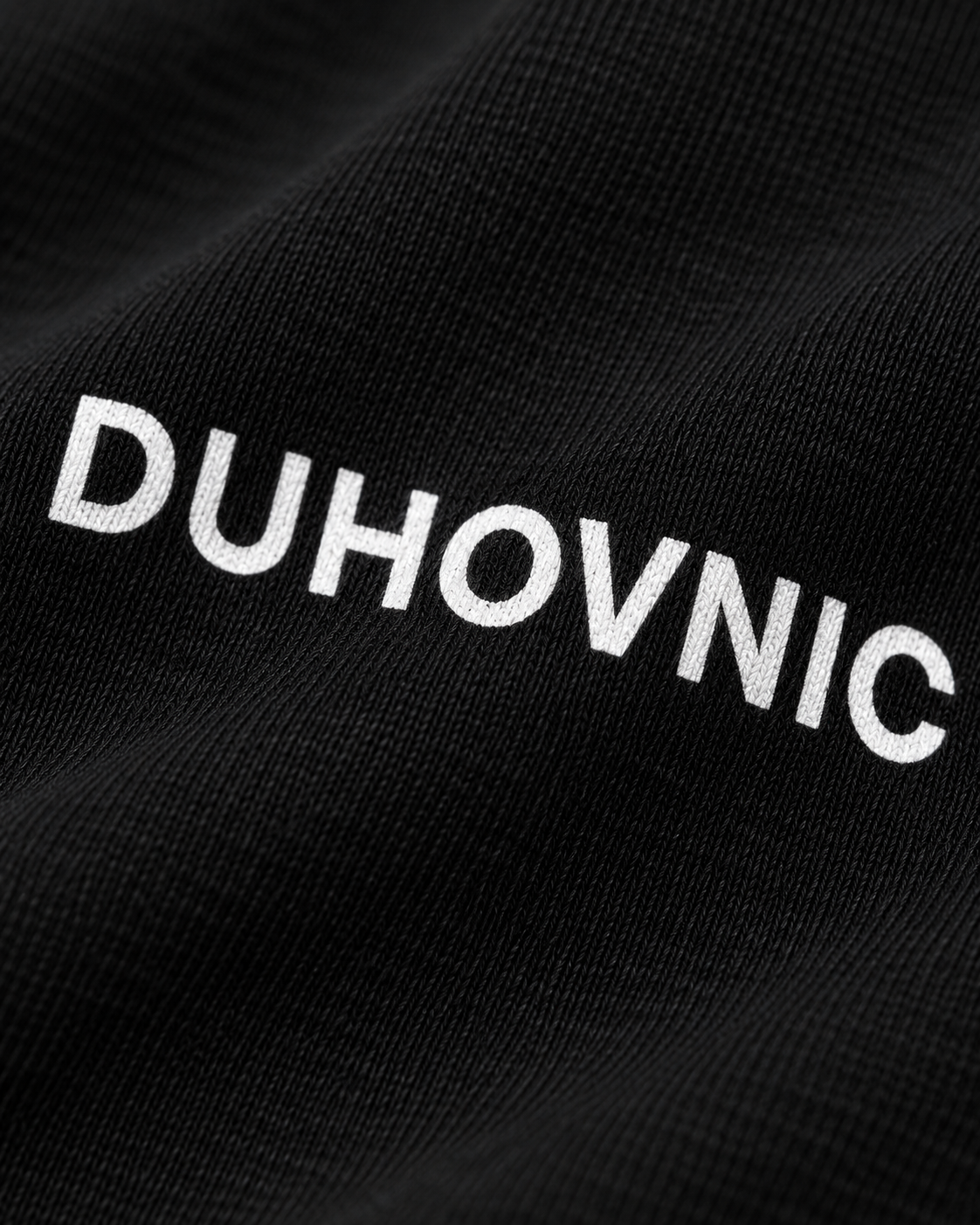Tricou Duhovnic negru cu inscripție – bumbac organic