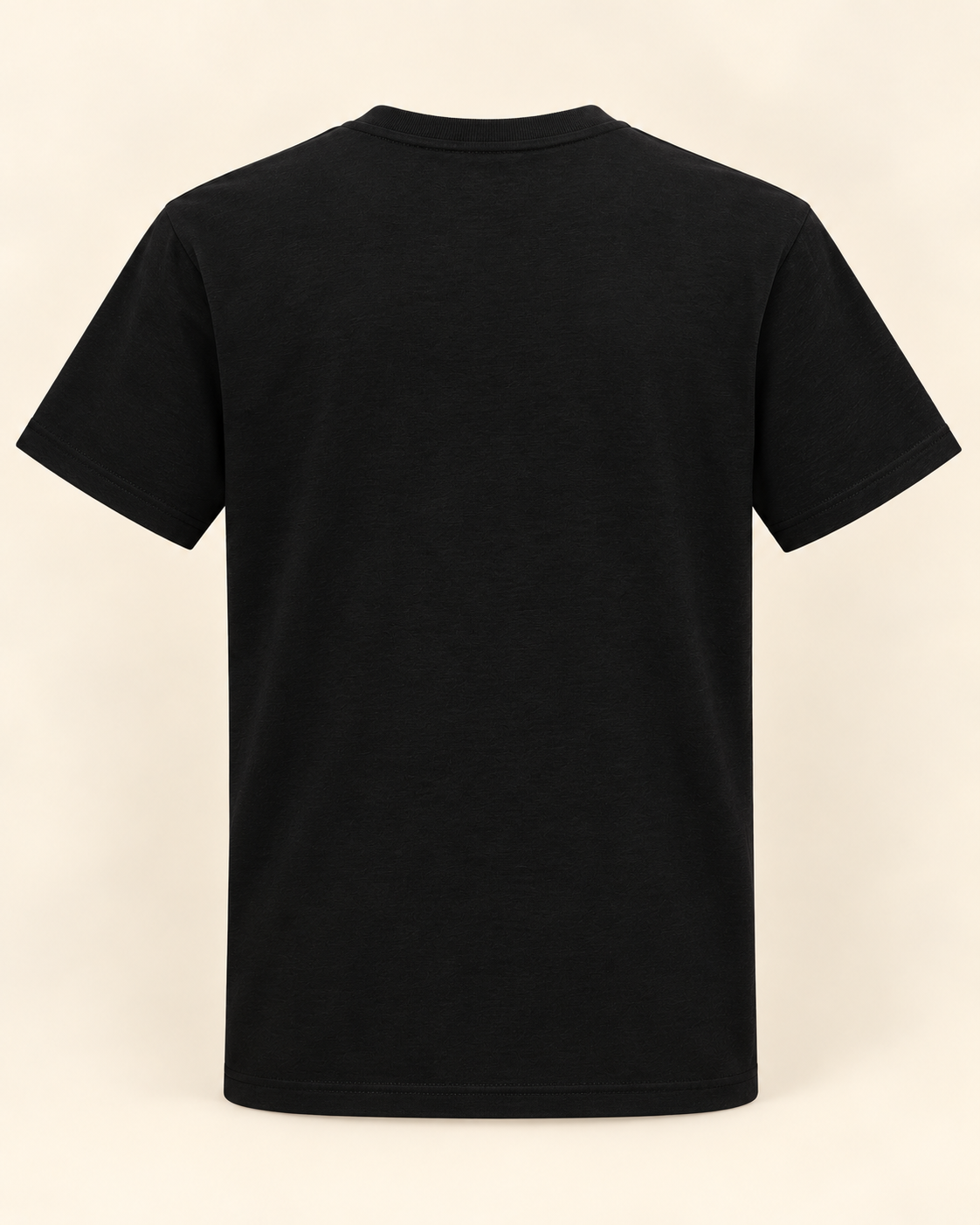 Tricou Duhovnic negru cu inscripție – bumbac organic