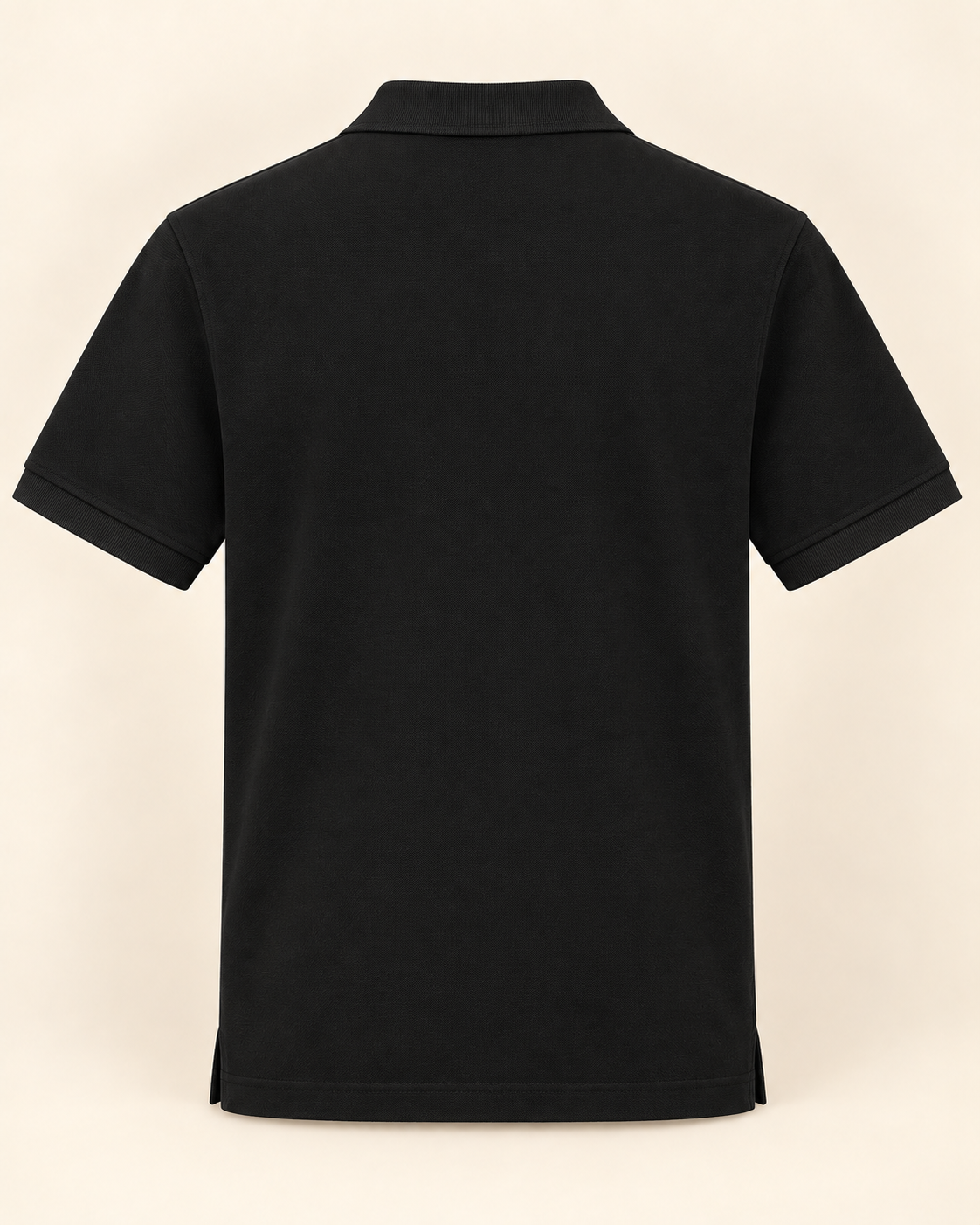 Tricou polo Duhovnic negru – bumbac organic