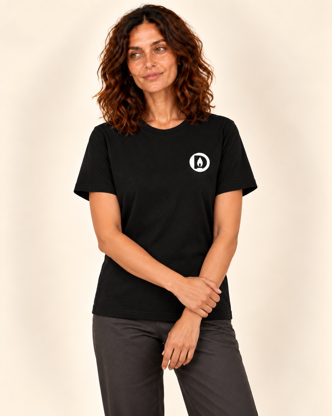 Tricou Duhovnic negru – bumbac organic