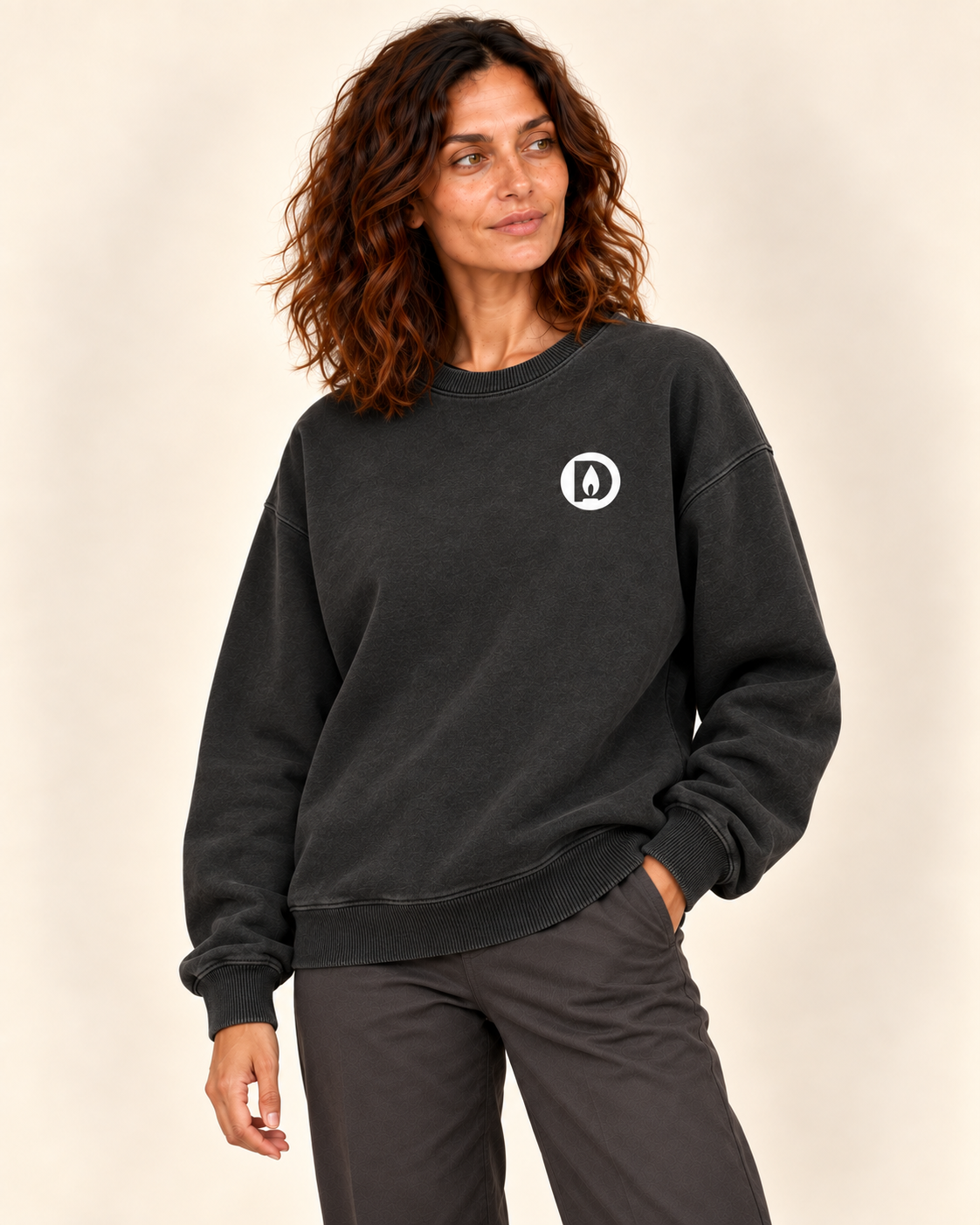 Bluză Duhovnic negru vintage – bumbac organic