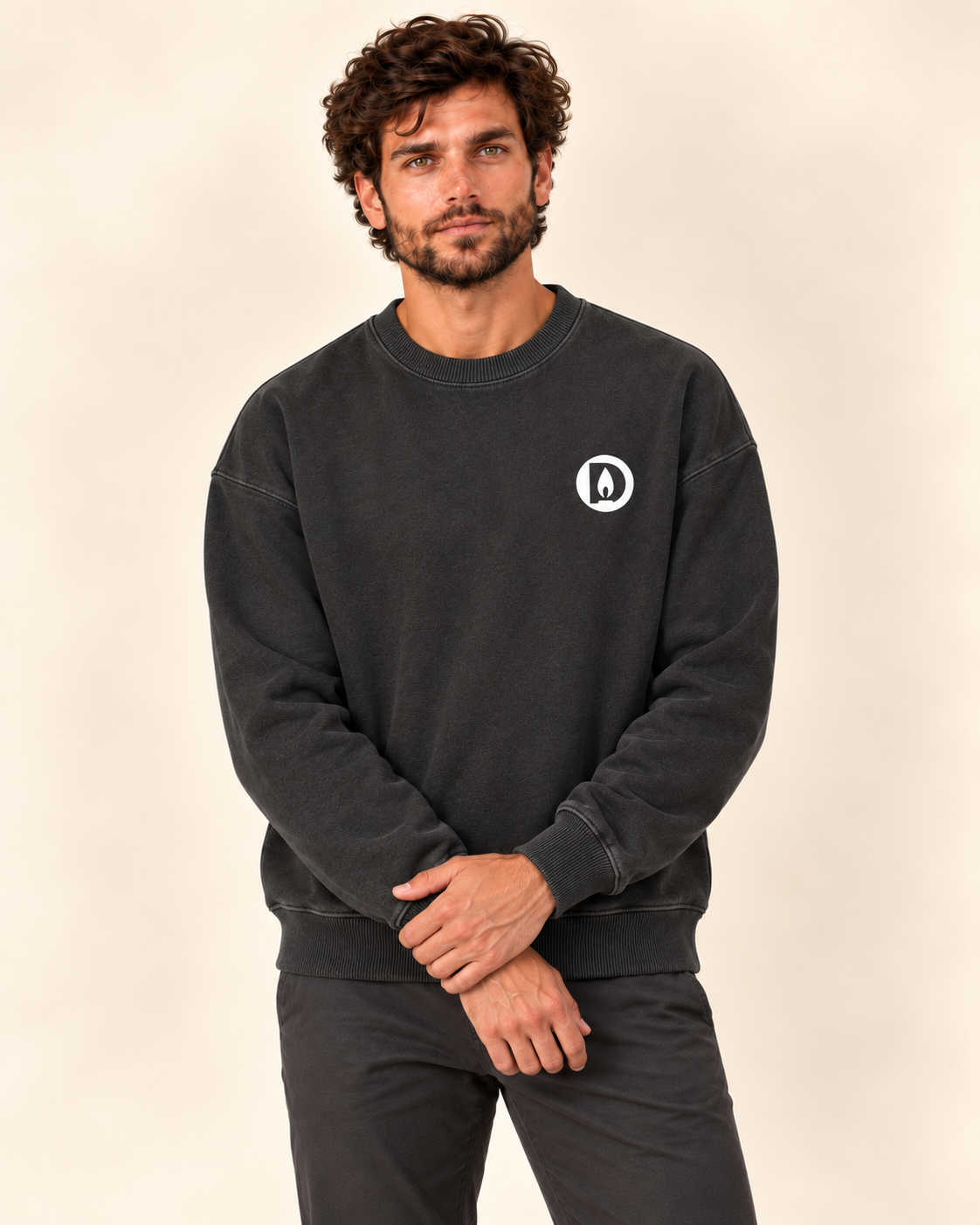 Bluză Duhovnic negru vintage – bumbac organic